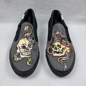 Converse All Star Sailor Jerry Men's Shoes Size 13 Black Low Top Skulls Skater